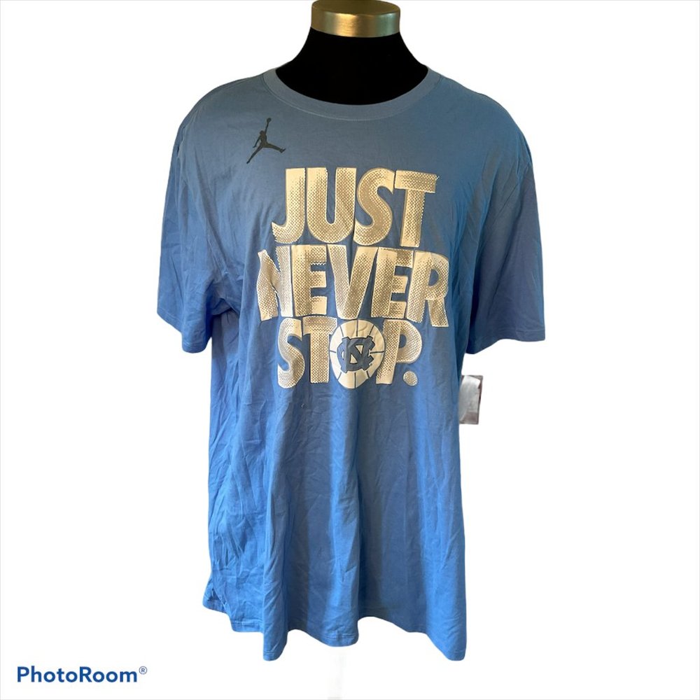 Nike Mens Valor Blue Just Never Stop T Shirt 2XL